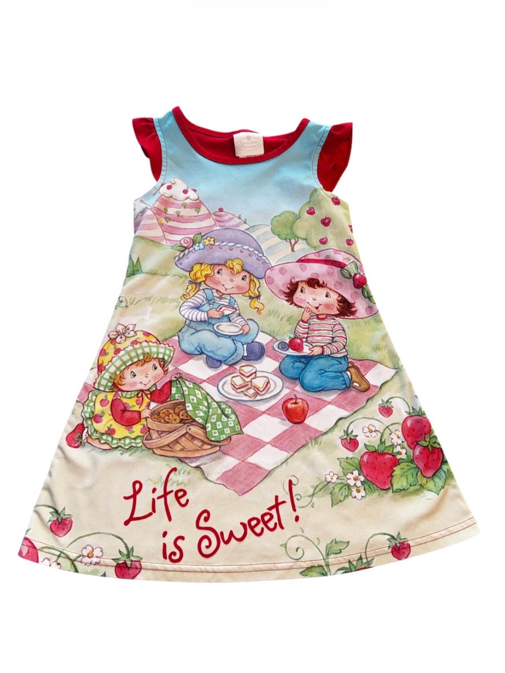 Vintage Strawberry Shortcake Girls Nightgown